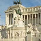 Vista del Altare della Patria de Roma