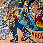 Vista de un mural en La Pequeña Habana de Miami