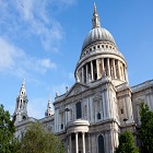 Vista della Cattedrale di St Paul's di Londra