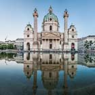 Blick auf die Karlskirche in Wien
