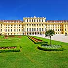 Vista del Palacio de Schonbrunn en Viena