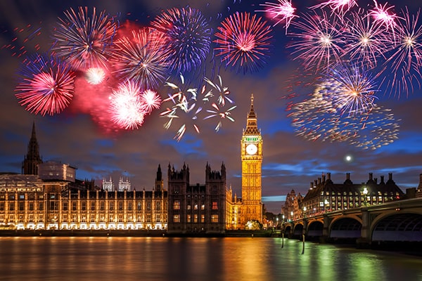 London’s New Year’s Eve fireworks