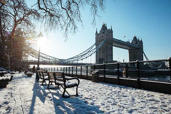 London im winter