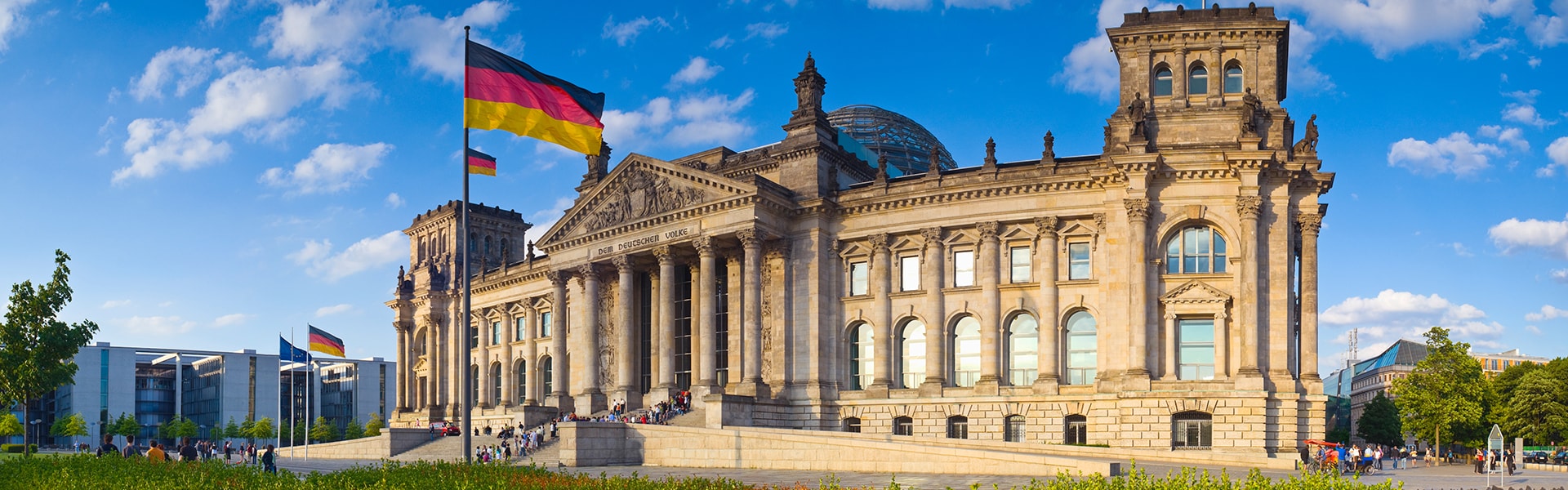 Bild des Reichstags in Berlin
