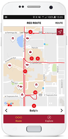 las vegas big bus tour map