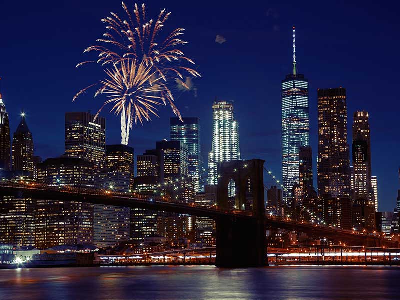 Fireworks in New York 