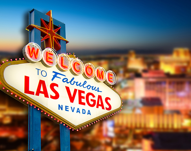 El icónico cartel de Las Vegas