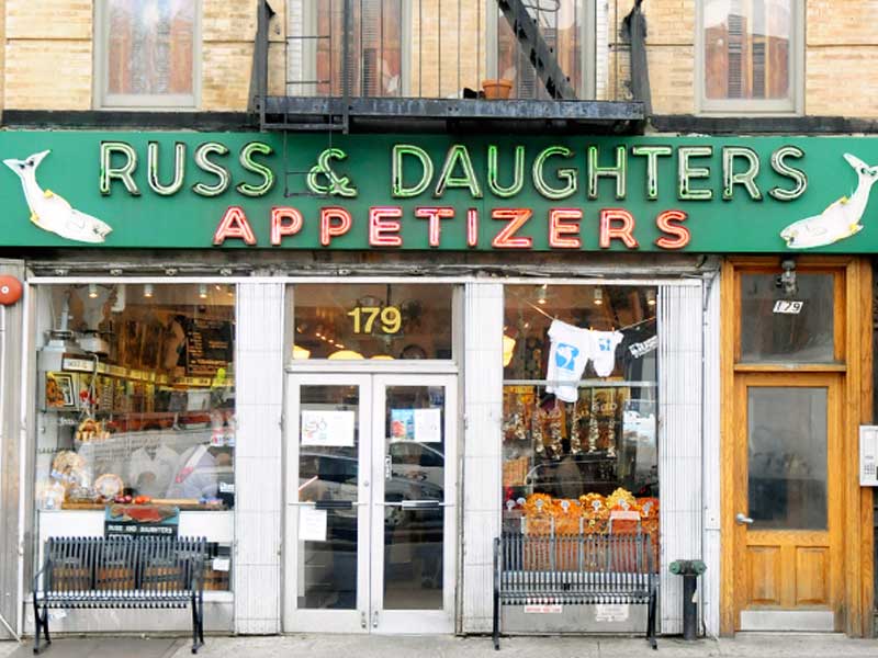 Russ & Daughters Appetizers in New York