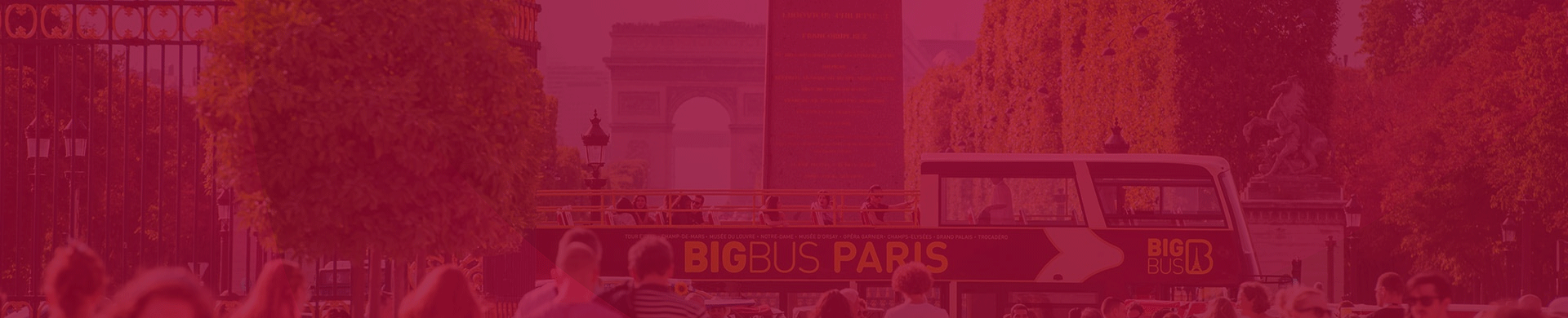 Promotion for Big Bus Tours Paris