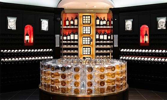 Experiencia de vino en La Cave Galeries Lafayette