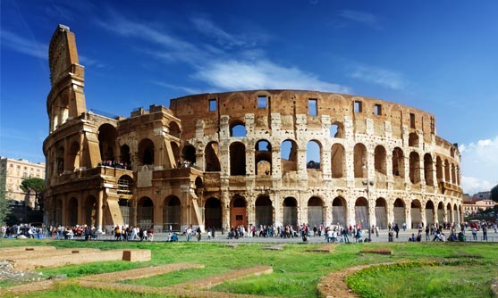 Coliseo, Foro Romano, Monte Palatino y entrada a la Cárcel Mamertina