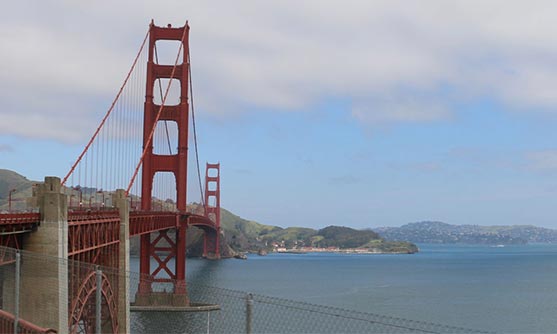 Über die Golden Gate Bridge