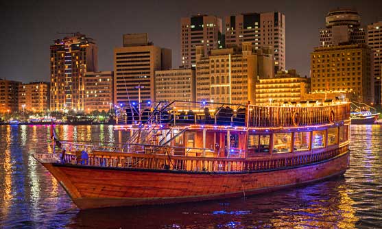 Dubai Creek Dinner Cruise Overview