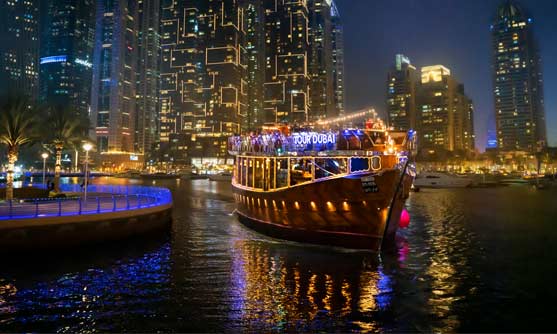 Dubai Marina Dinner Cruise Overview