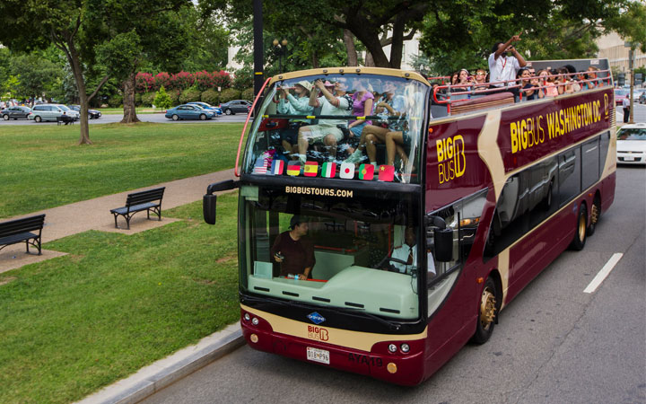 Big Bus Tours Washington DC Double Decker Bus